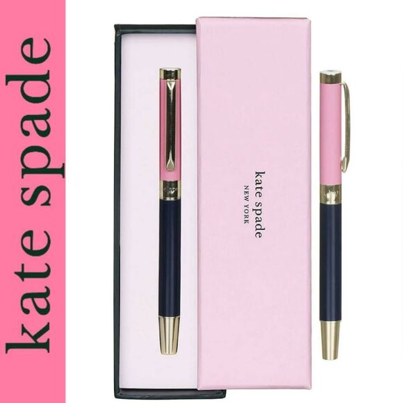 Kate Spade Colorblock Black Ink Ballpoint Pen - Picture 1 of 7